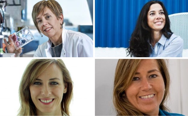 De izquierda a derecha y de arriba a abajo, Marisol Soengas, Mosiri Cabezas, Paloma Real y Patricia González Barrios.