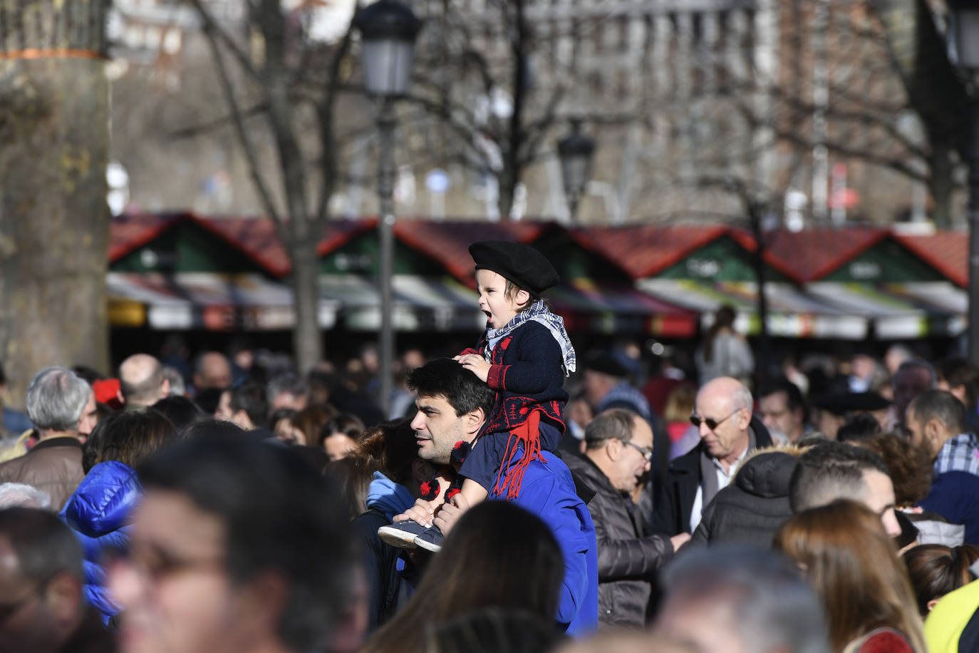 Algunos disfrutaron de vistas privilegiadas.