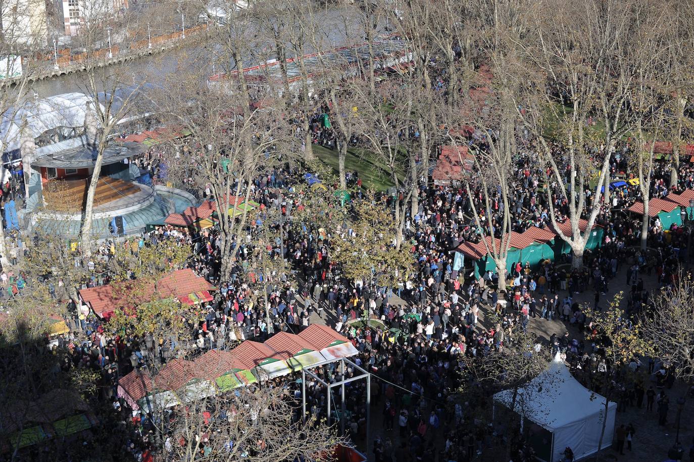 El recinto ferial presentaba una bonita estampa a media mañana.