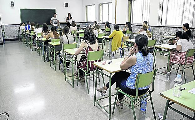 En Málaga hubo que repetir la prueba para el ingreso en el cuerpo de maestros. 