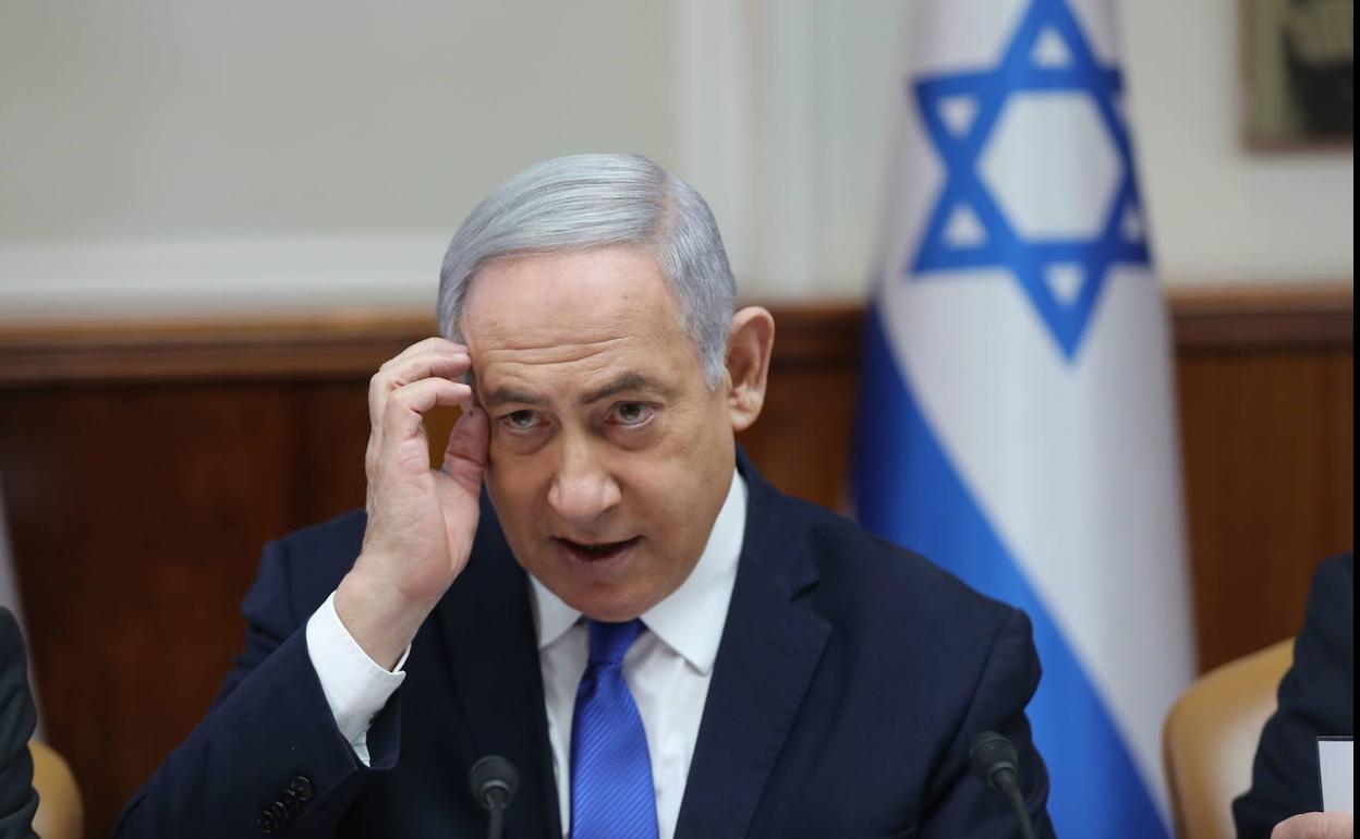 El primer ministro en funciones de Israel, Benjamín Netanyahu. 