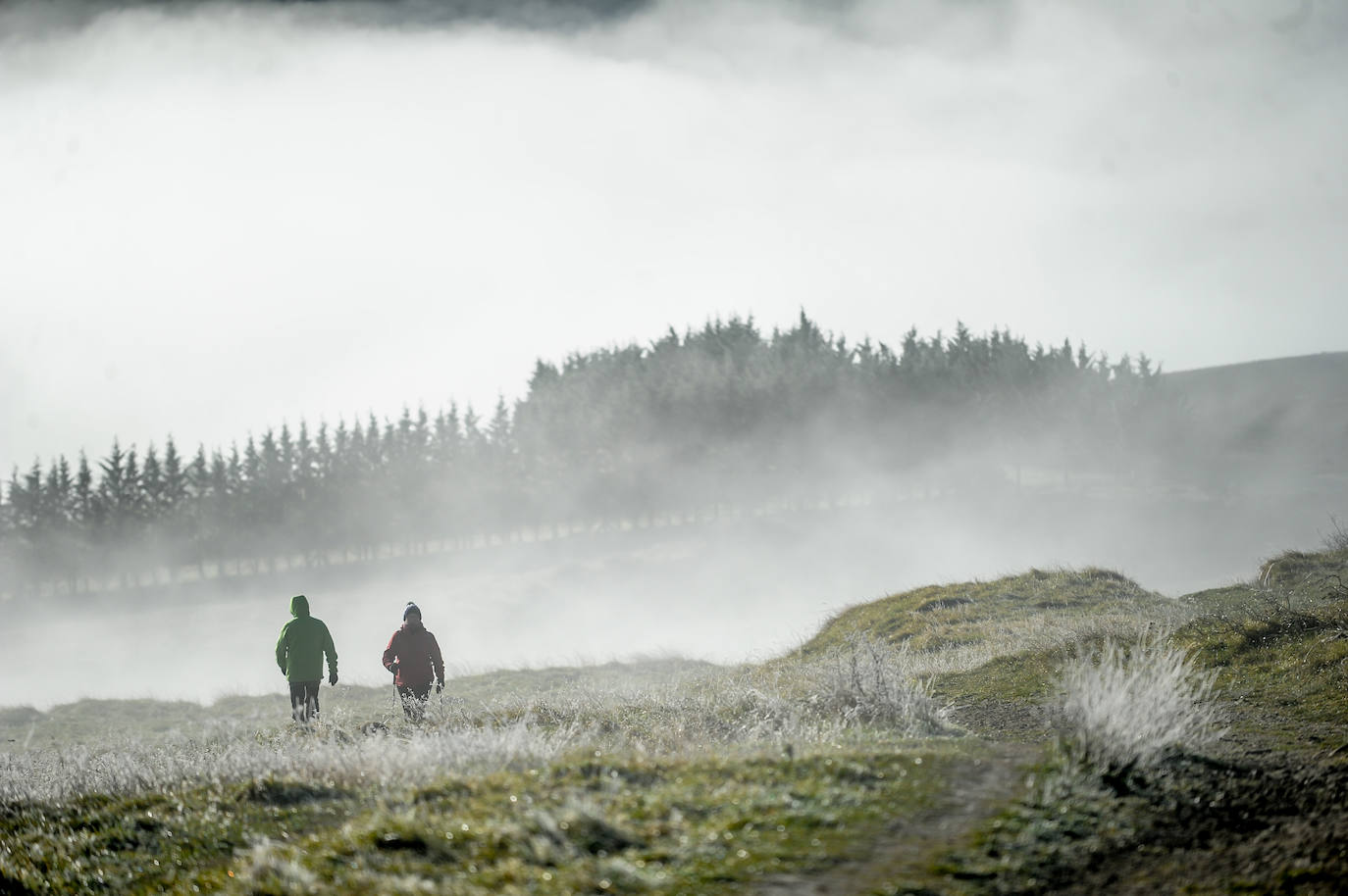 El frío y los bancos de niebla han vuelto a ser protagonistas en Álava. Tobillas, con -5,7 grados, ha marcado la mínima este 2 de enero en el territorio histórico. Salvatierra y Antoñana, con -3,6, y Vitoria, con -2,6 grados, son otros de los rincones de la geografía alavesa donde las temperaturas han caído por debajo de cero.