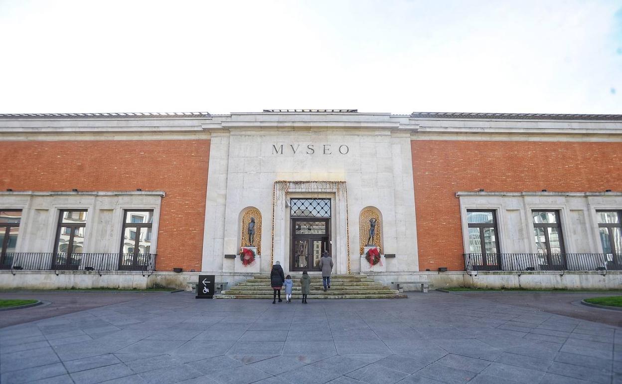 Exterior del Museo de Bellas Artes de Bilbao , por su entrada antigua