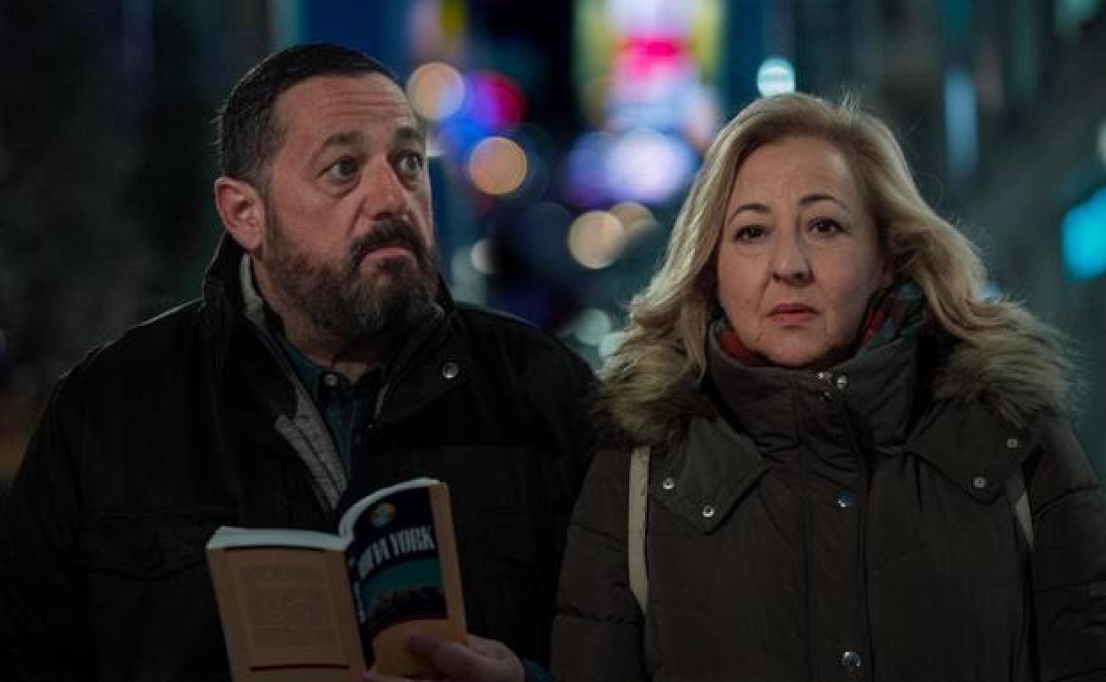 Pepón Nieto y Carmen Machi en 'Un efecto óptico'.