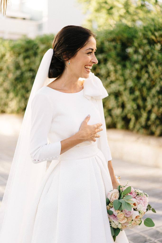 Fotos: La novia que sorprendió con dos looks &#039;made in Euskadi&#039; totalmente distintos en su boda