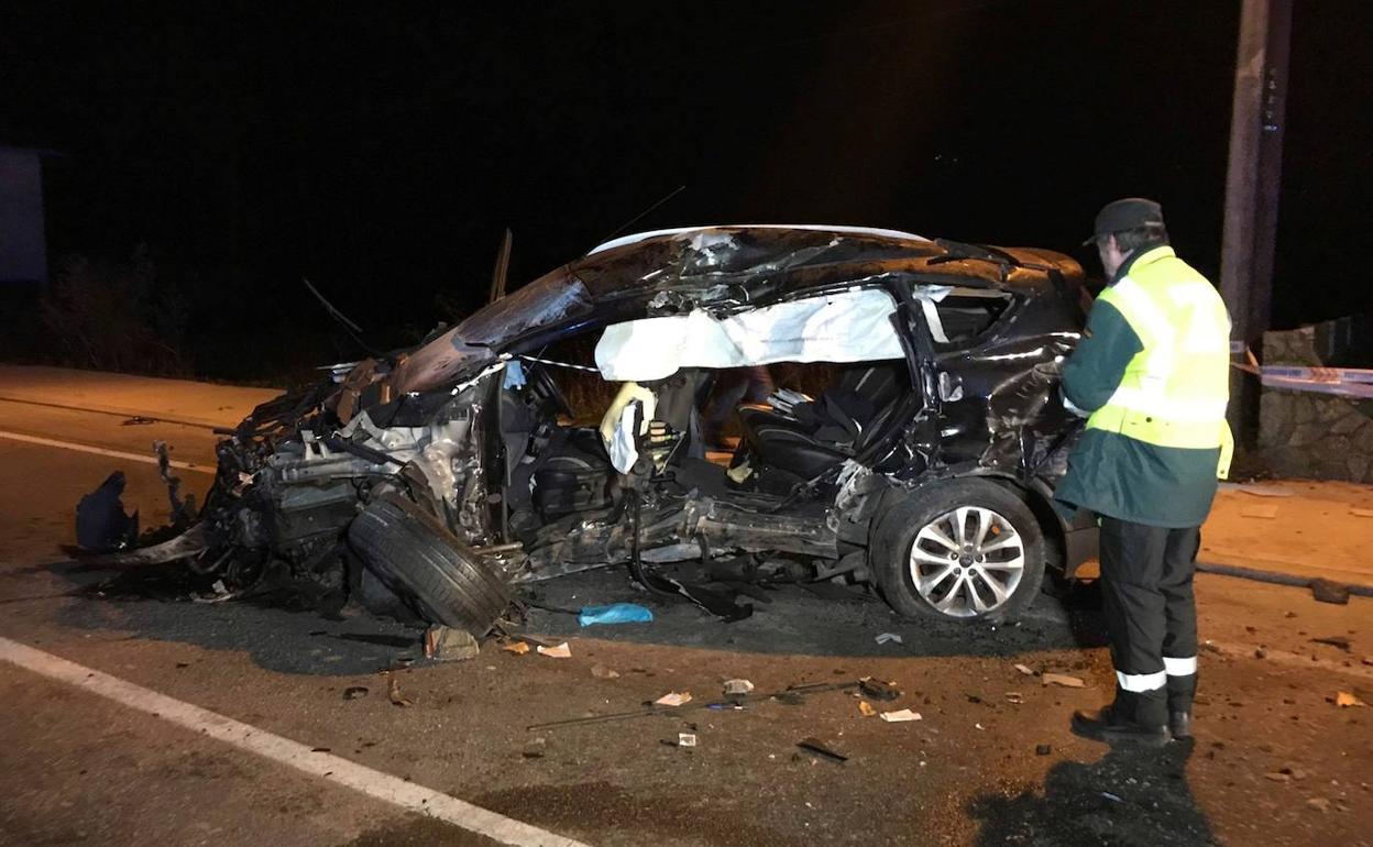 Accidente en Gondomar, Pontevedra. Falleció una persona.