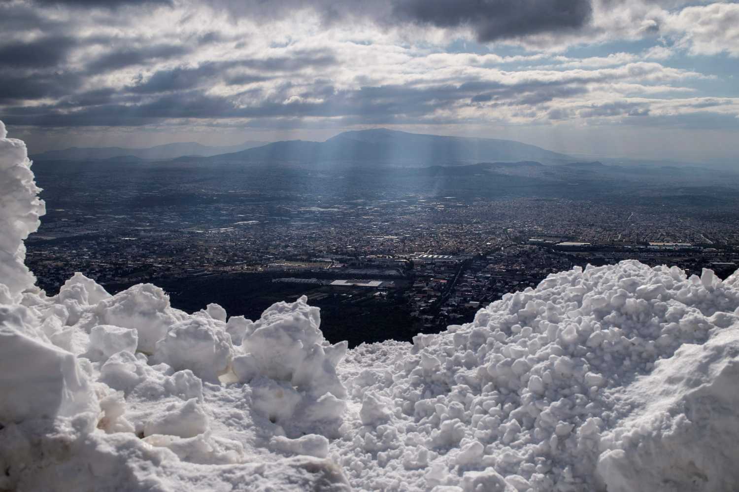 Atenas desde el monte Parnés