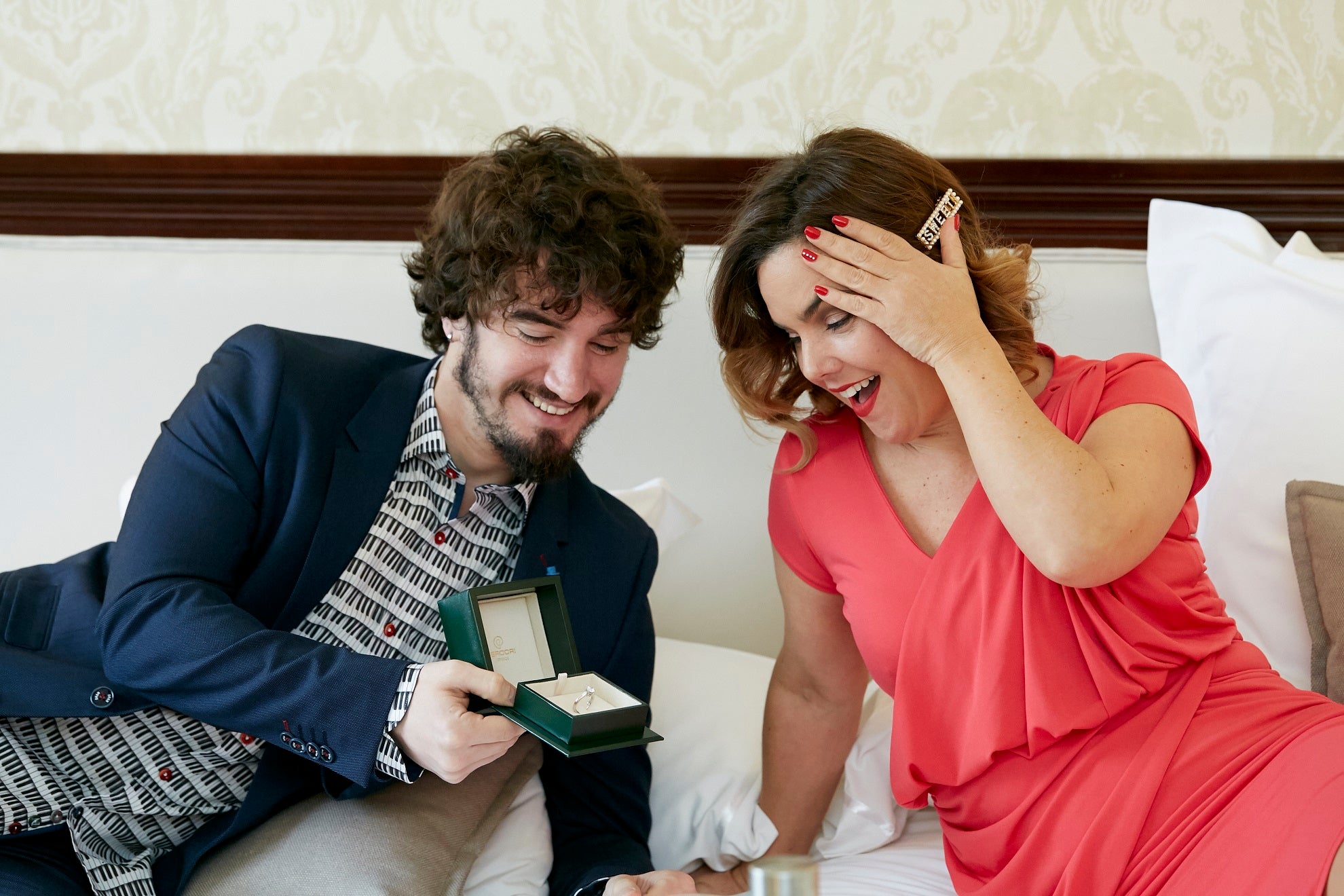 Fotos: Una pedida de mano muy especial en el Hotel Carlton de Bilbao