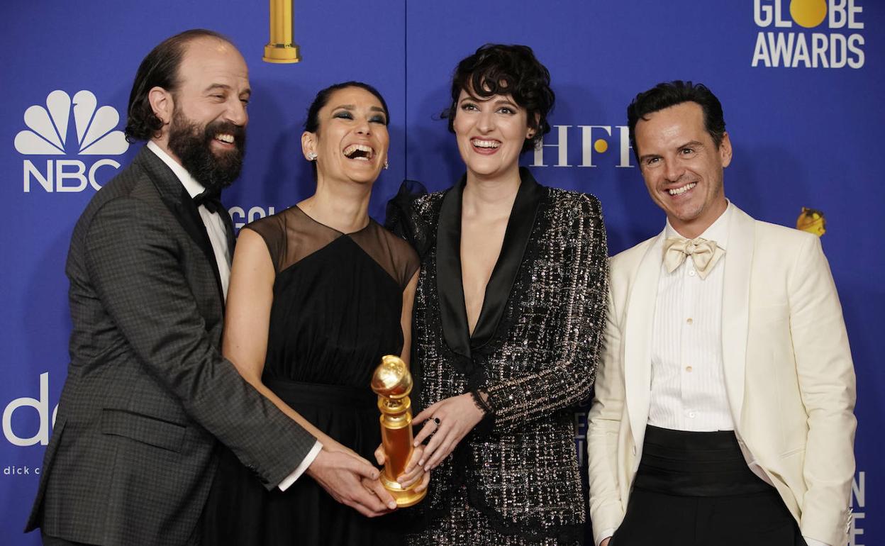 'Fleabag' telesaileko protagonistak 'Globos de Oro' sarien banaketan.
