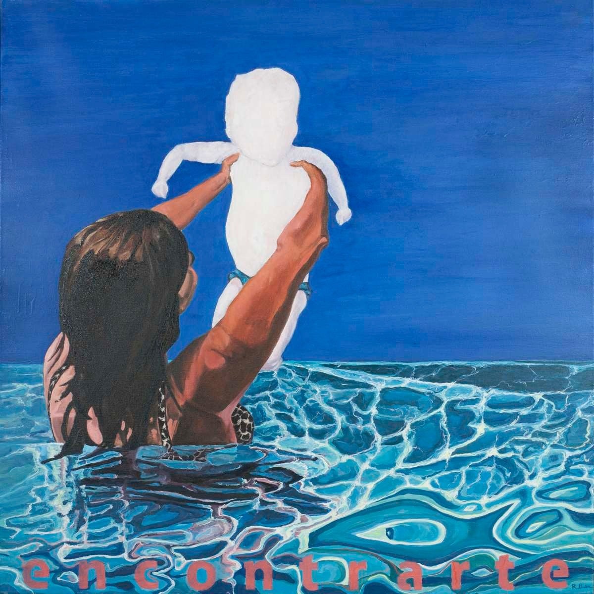 'Ayúdame a pintarle con el color de mis sueños'. Óleo sobre lienzo.