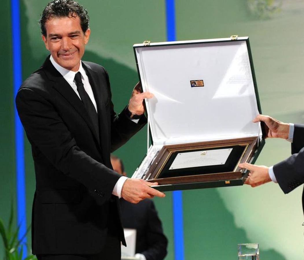 Antonio Banderas recibió el título de hijo predilecto de Andalucía en 2013