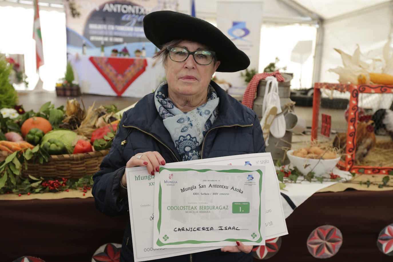 Mungia disfrutó de la tradicional feria con entusiasmo y con la presencia de ilustres invitados como Aitor Elizegi, presidente del Athletic