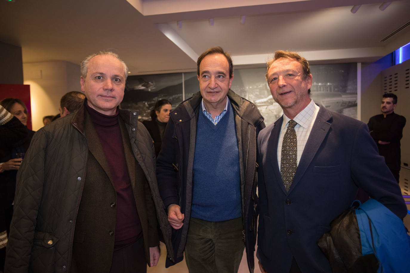 Fernando Asenjo, Rafael Gardeazabal y Miguel Uriarte ‘Busso’. 