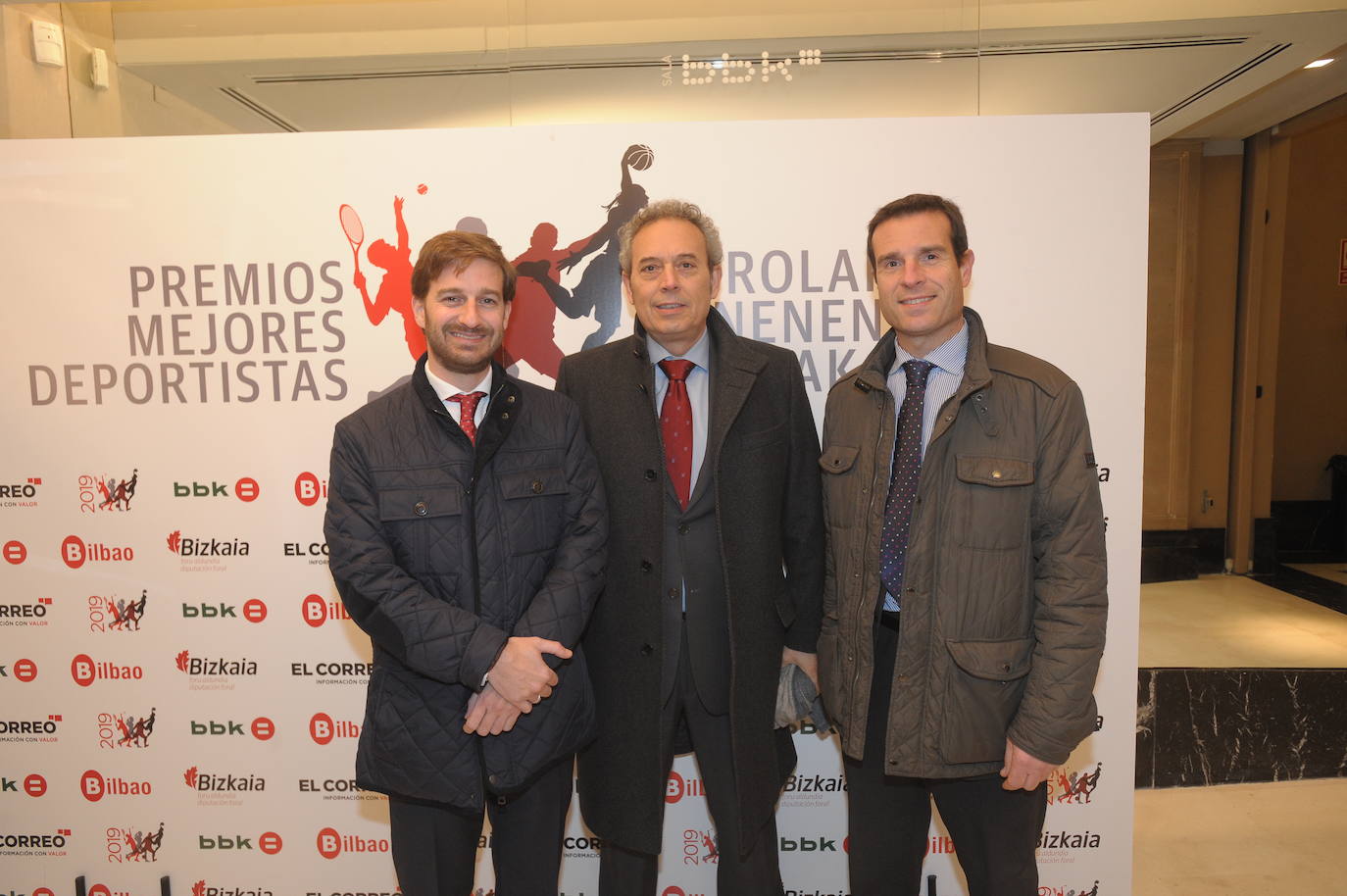 Mikel Delgado, Iñaki Latorre y Gorka Rodríguez.