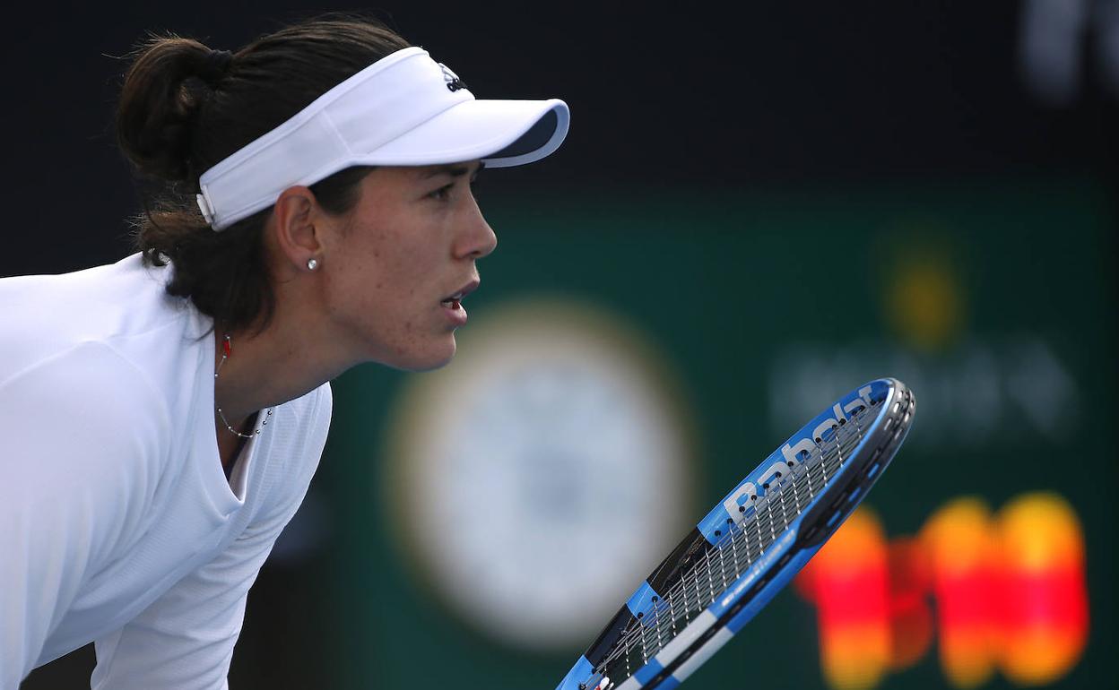 Muguruza ha sabido reaccionar para continuar adelante en el Abierto de Australia. 