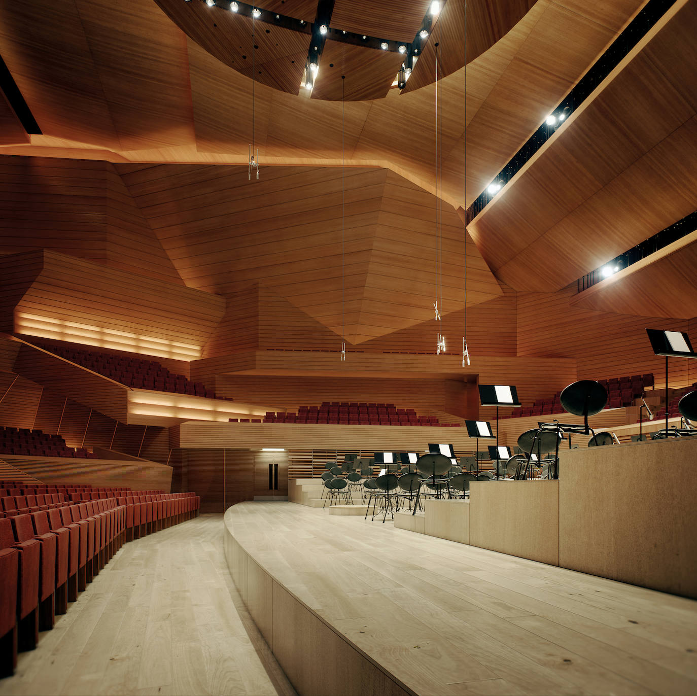 Fotos: Así es el auditorio que los arquitectos Mariano y Pablo Bayón proyectan para Vitoria
