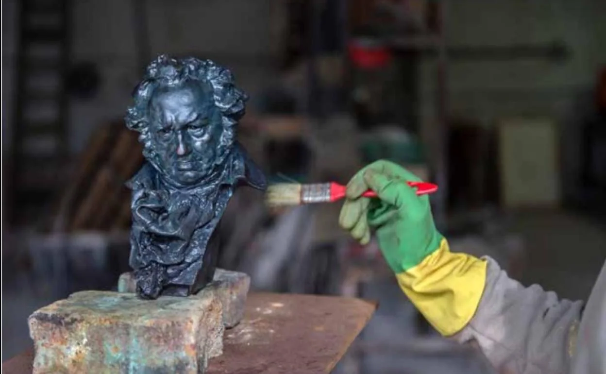 Mariano Benlliure y la estatuilla de los Premios Goya – Fundación Mariano  Benlliure