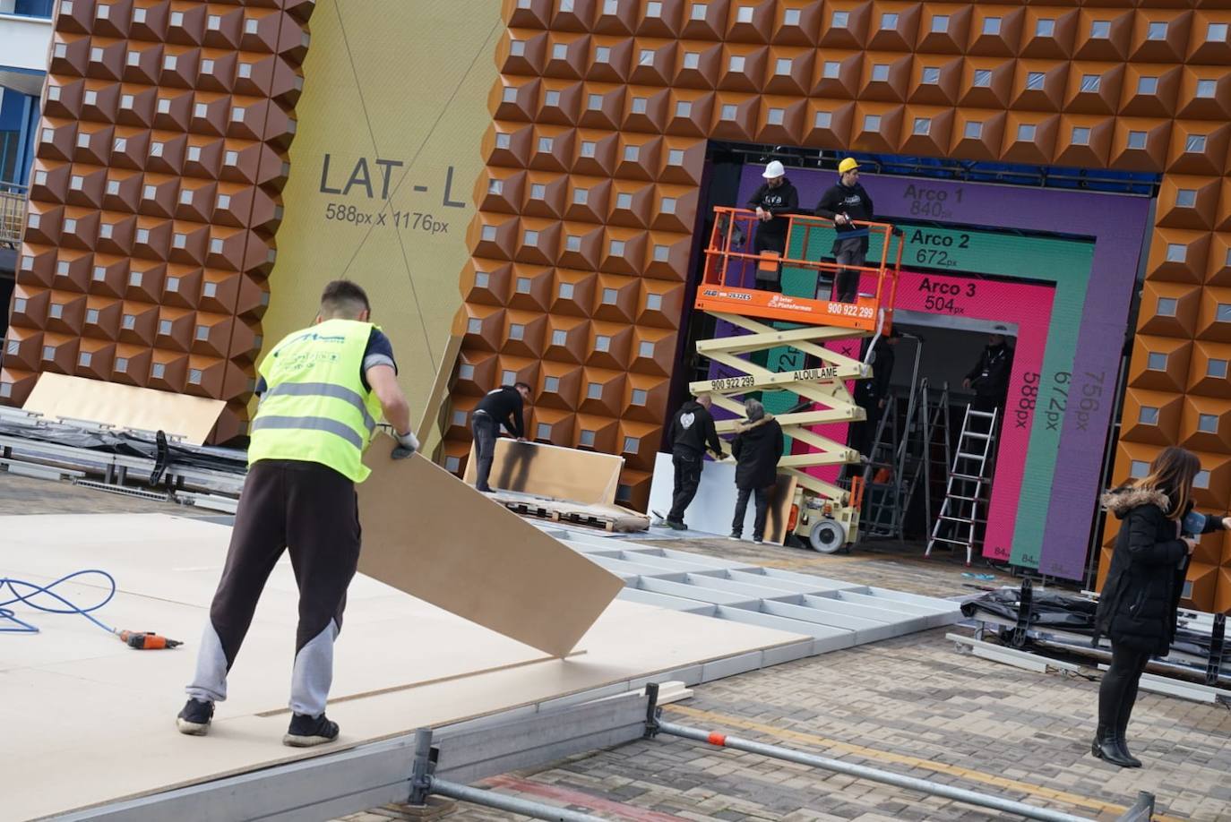 Fotos: Así se preparan los Goya