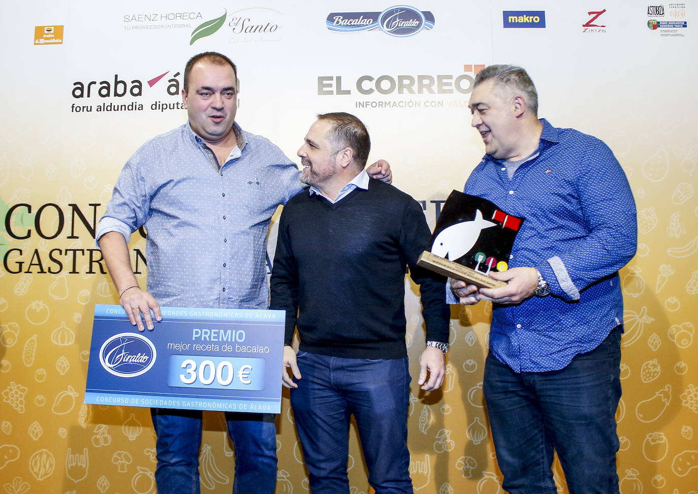 Fotos: Entrega de premios del XXIII Concurso de Sociedades Gastronómicas de Álava EL CORREO
