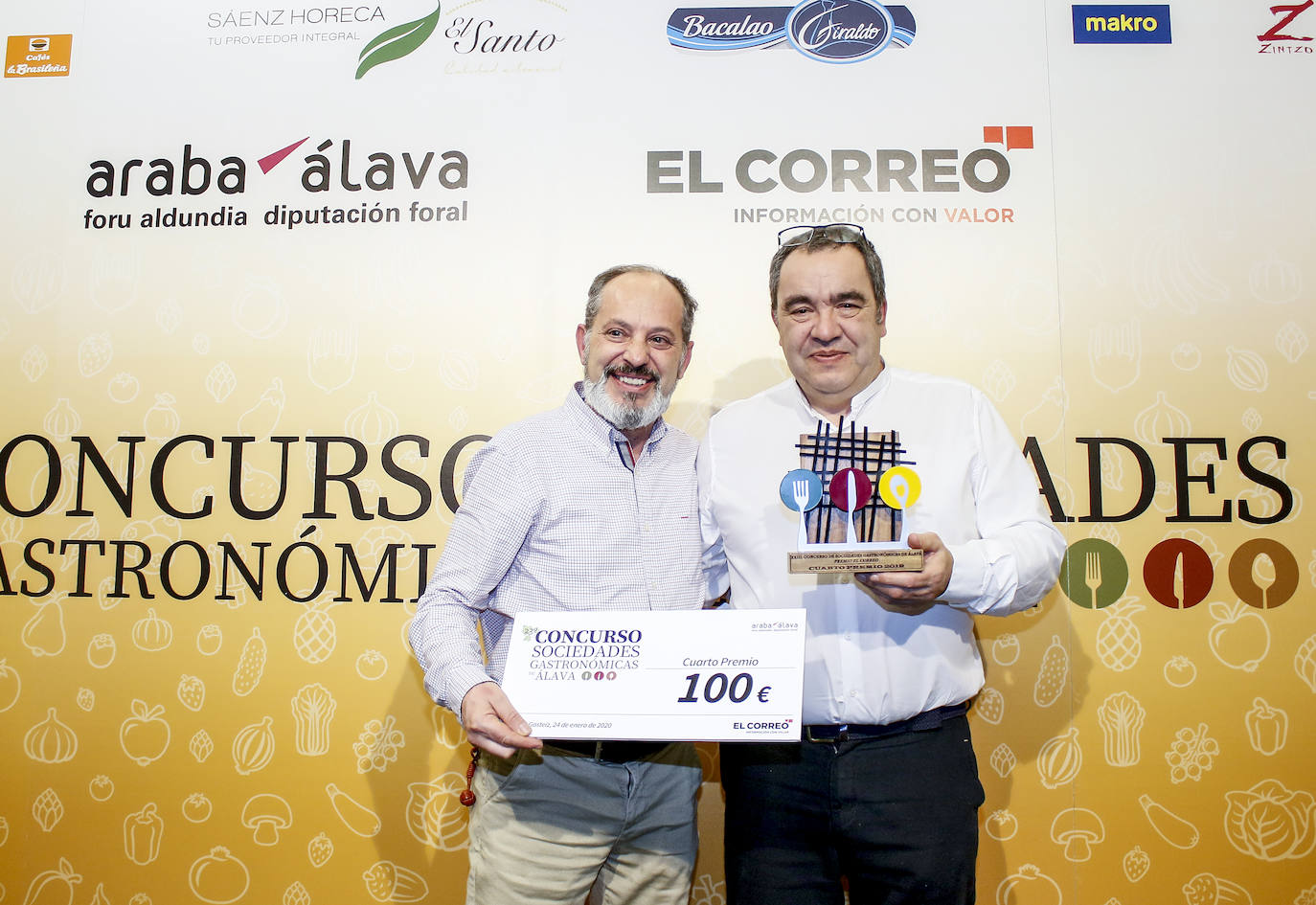 Fotos: Entrega de premios del XXIII Concurso de Sociedades Gastronómicas de Álava EL CORREO