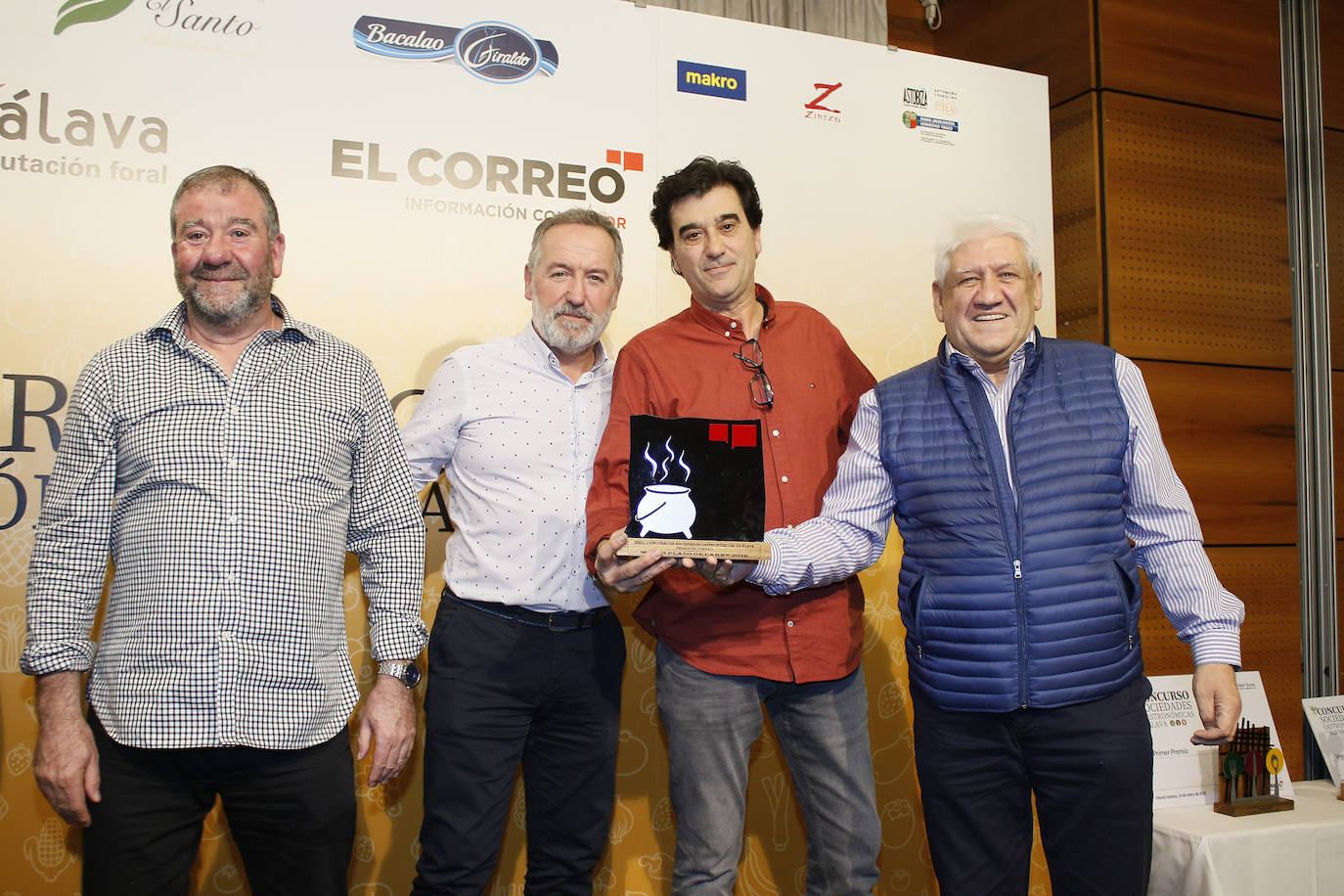 Fotos: Entrega de premios del XXIII Concurso de Sociedades Gastronómicas de Álava EL CORREO