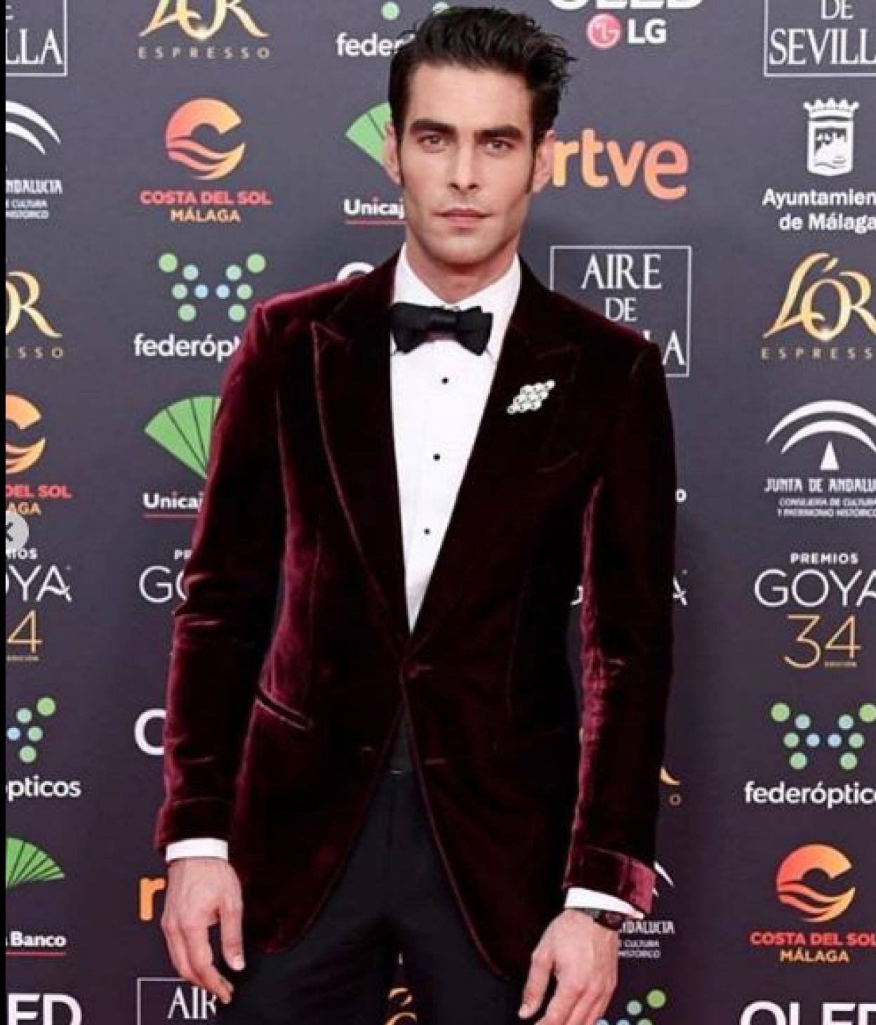 Jon Kortajarena posa durante esta edición de los premios Goya 2020.