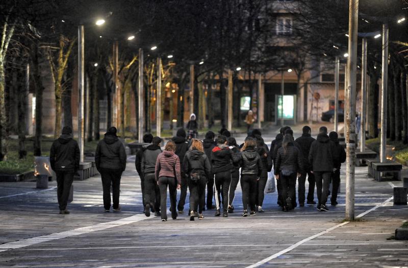 Fotos: La jornada de huelga en Álava. en imágenes