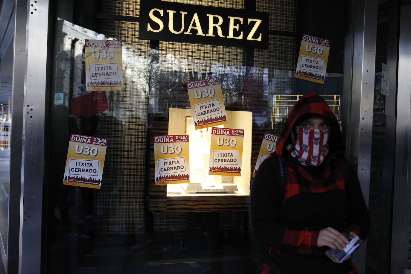 Fotos: Las jornada de huelga en Bilbao, en imágenes