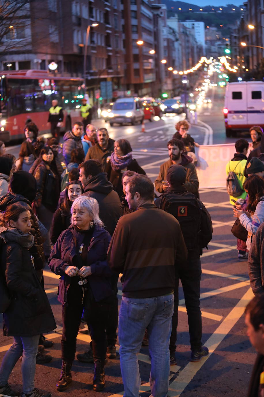 Fotos: Las jornada de huelga en Bilbao, en imágenes