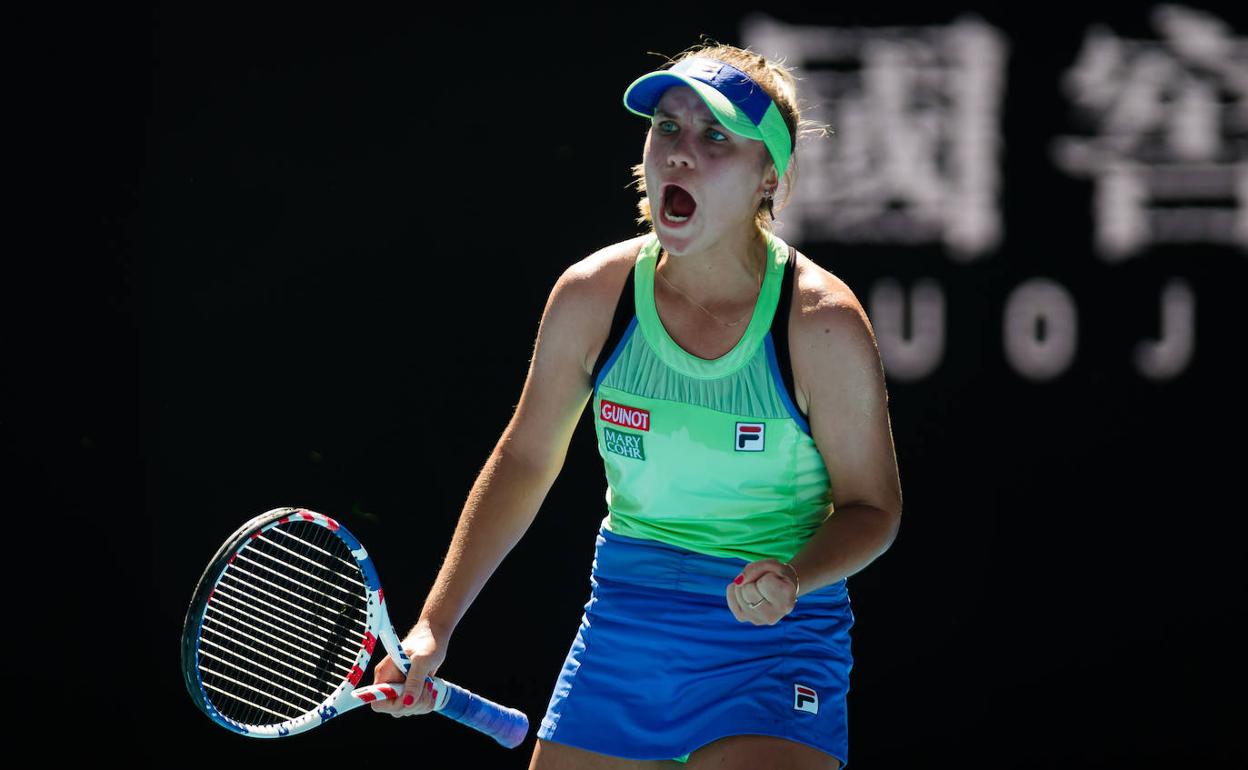 Sofia Kenin es la sensación en Australia. 