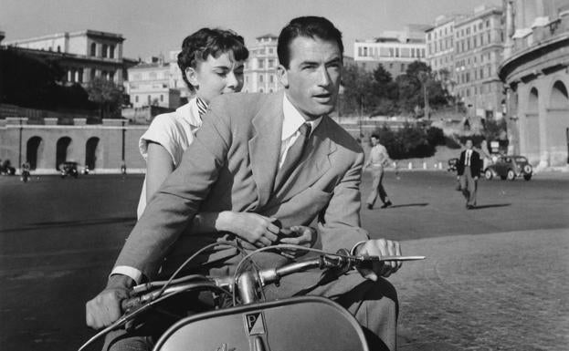 Un fotograma de la peli 'Vacaciones en Roma'.