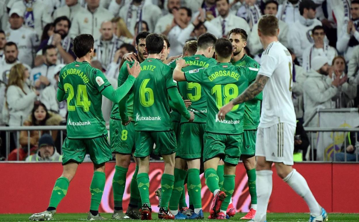 La Real Sociedad elimina al Real Madrid (3-4)