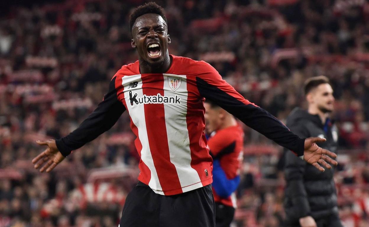Iñaki Williams ha salido en la segunda parte y ha marcado el empate. 