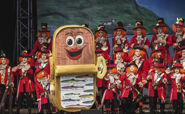 Murga del carnaval de Santoña.