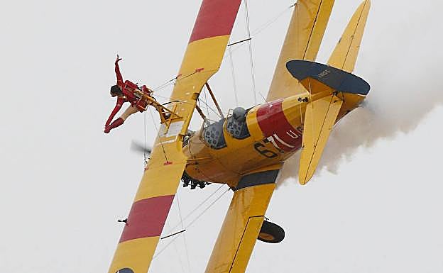 «Estar ahí arriba es como estar enamorada por diez veces», asegura. 