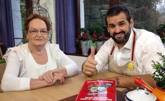 David de Jorge junto a Josefina Sagardia.