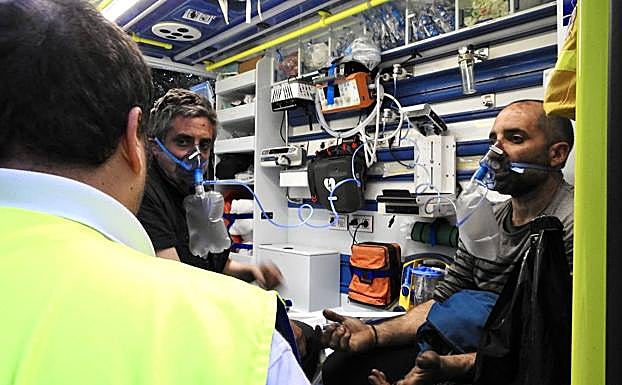 «Gracias, probablemente esos minutos le han salvado la vida»