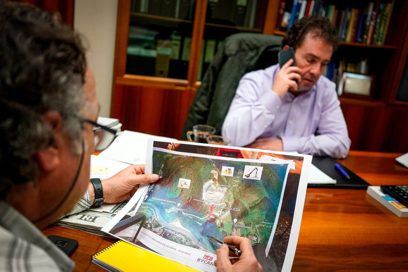 Fotos: Así gestiona el alcalde Ermua la crisis del vertedero