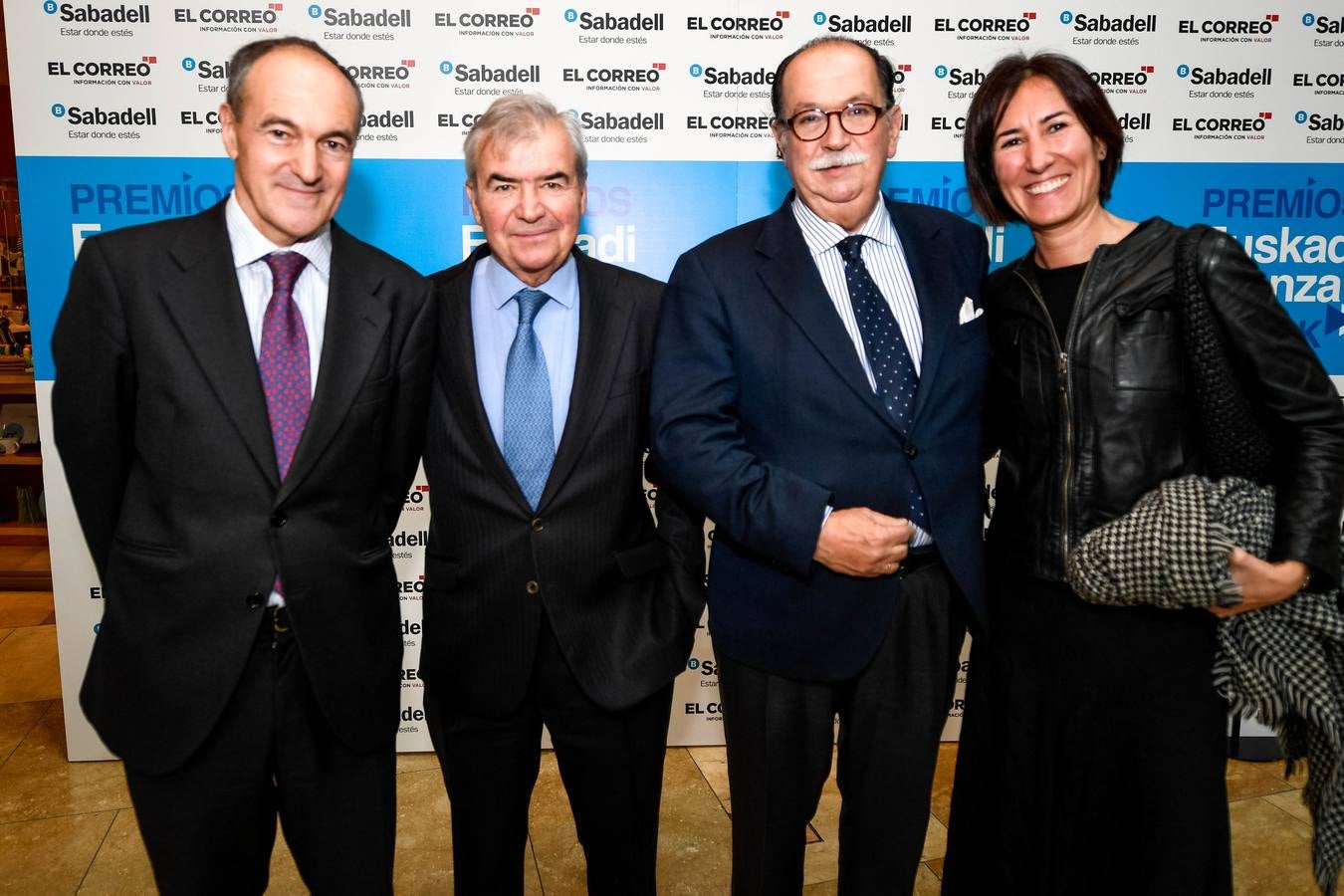 Félix Zalbide, José María Bergareche, Carlos Franco y Nagore Larrabeiti. 