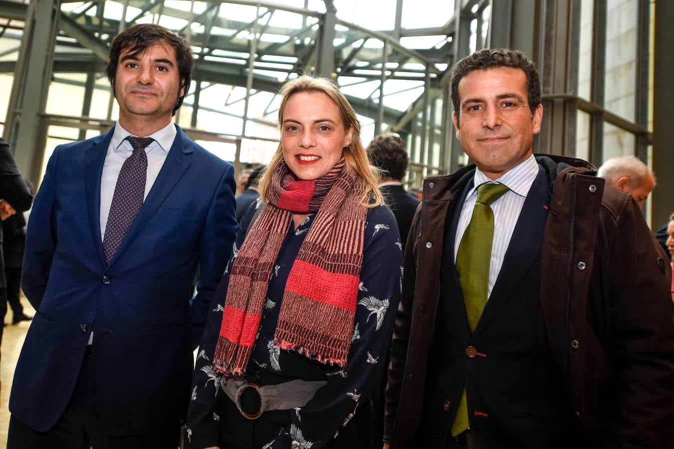 Gabriel Rodrigo, Raquel González y Carlos García.