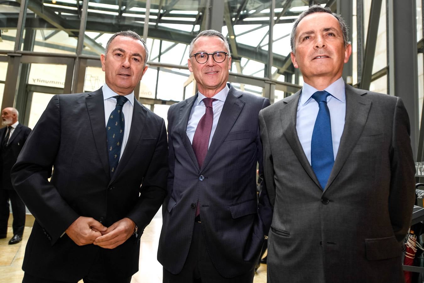 José Ángel Corres, Pedro Sánchez y Juan Hernández Zayas.