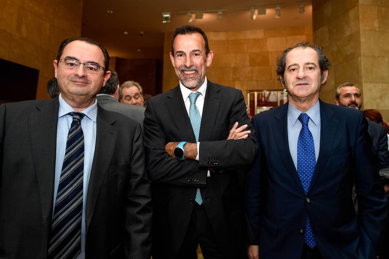 Javier Balza, Mikel Madariaga y Gonzalo Sánchez. 