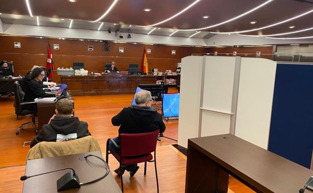 Un momento del juicio por el 'caso Iruña-Veleia'. 