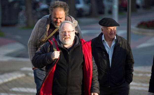 Eliseo Gil, en las inmediaciones del Palacio de Justicia. 