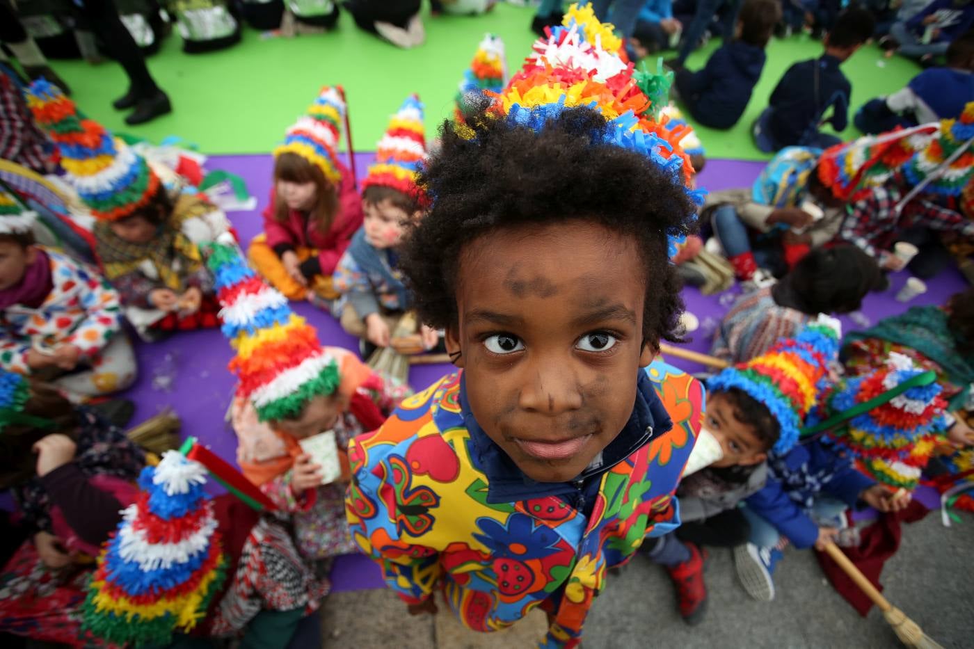 Las mejores fotos de los disfraces de carnavales de los más pequeños de la casa, en Bilbao.