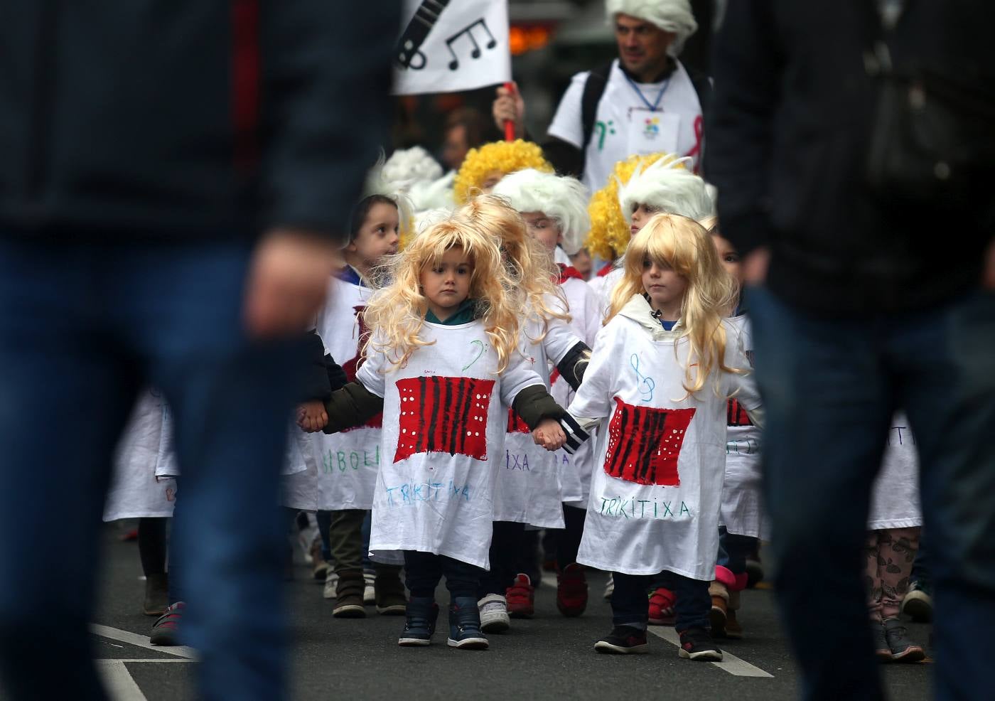Las mejores fotos de los disfraces de carnavales de los más pequeños de la casa, en Bilbao.