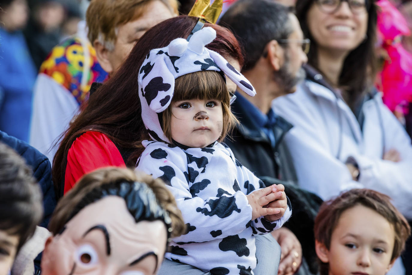 El desfile vitoriano, con 26 comparsas y 7162 personas, ha derrochado música, colorido y originalidad. 