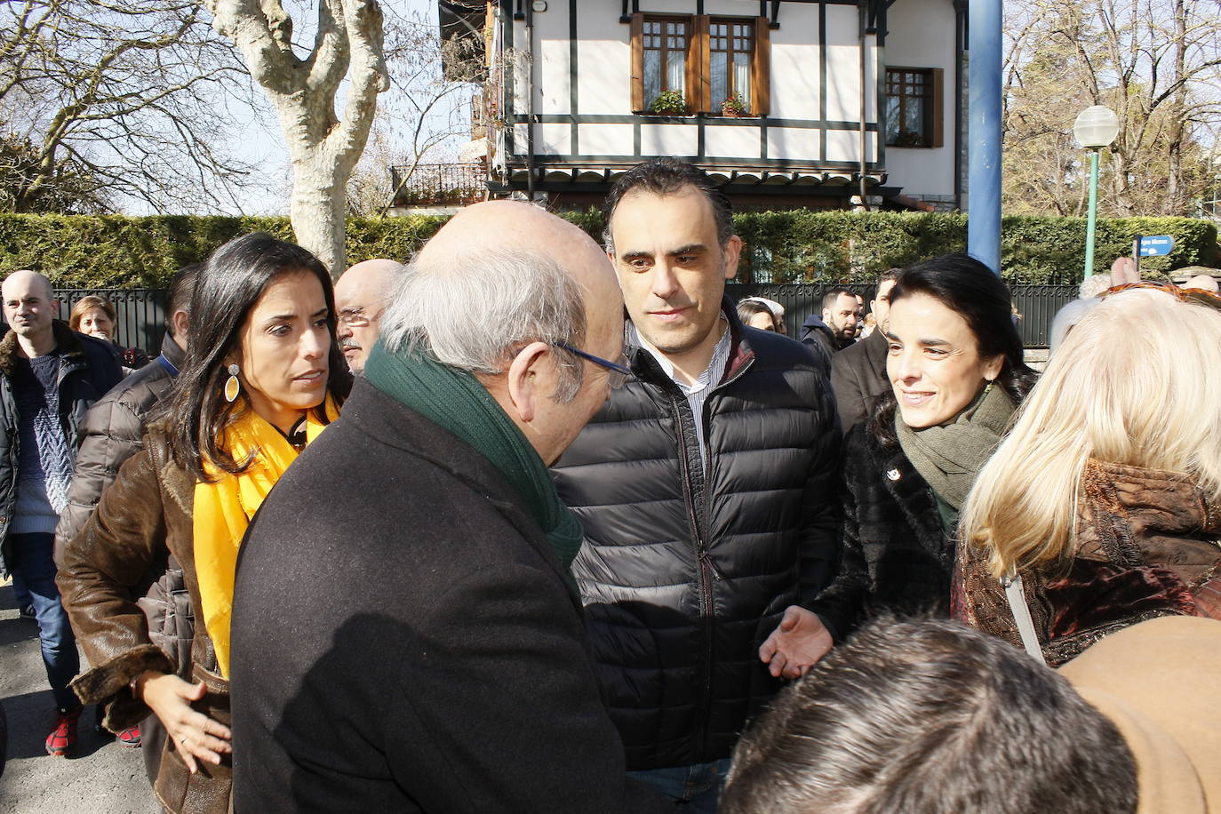 Sara, Carlos y Marta Buesa, hijos del político asesinado.