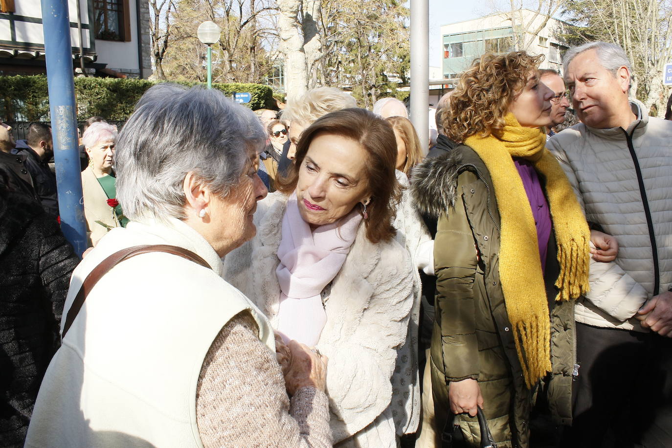 La viuda de Fernando Buesa, Natividad Rodríguez.