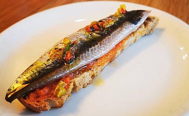 Sardina ahumada.